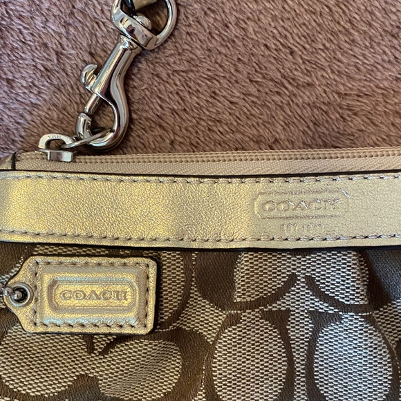 Gold Coach Wristlet - Picture 4 of 4